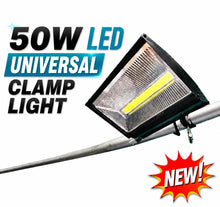 Load image into Gallery viewer, 50W COB LED Trade Show Clamp Light