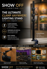 Load image into Gallery viewer, Universal Telescopic Table Clamp Gridwall Pro Panel Display