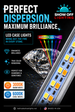 Load image into Gallery viewer, Best LED Showcase Lighting Kits For Jewelry Display Cases