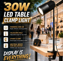 Load image into Gallery viewer, 30w LED Table Clamp Craft Show Lighting