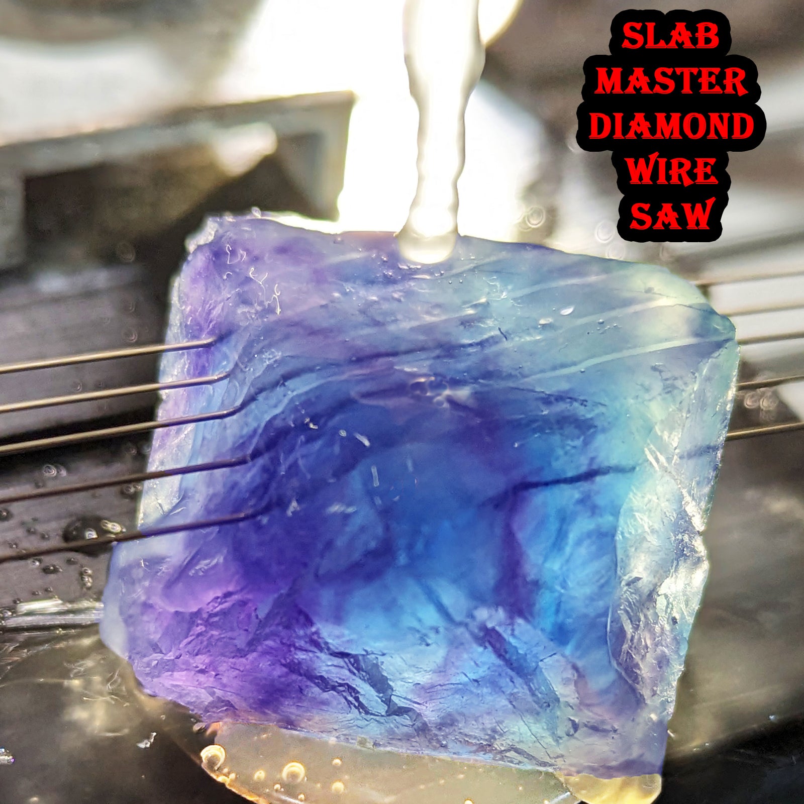 Slab Master Precision Diamond Wire Saw for cutting gems & mineral slabs ...