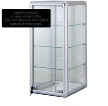 Load image into Gallery viewer, Best LED Display Case Lights Triple 11&quot; kit for tall Jewelry display cases