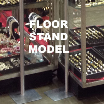 Perfect for floor model display cases