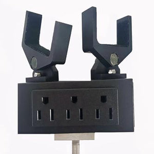 Show Off Lighting powered head stands in table top or floor stand model.